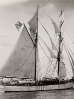 The Carnegie under full sail, 1909