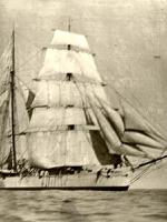 The Galilee under full sail
